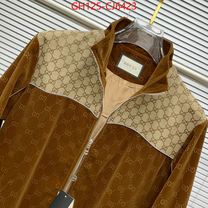 Clothing-Gucci luxury fake ID: CJ6423 $: 125USD