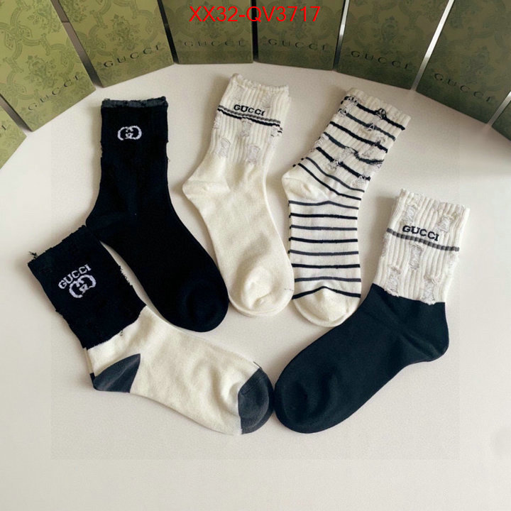 Sock-Gucci the highest quality fake ID: QV3717 $: 32USD