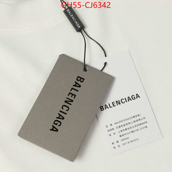 Clothing-Balenciaga sale outlet online ID: CJ6342 $: 55USD