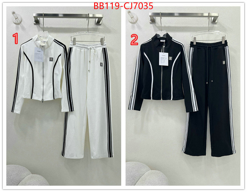 Clothing-Chanel buy aaaaa cheap ID: CJ7035 $: 119USD