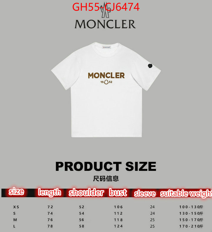 Clothing-Moncler copy aaaaa ID: CJ6474 $: 55USD