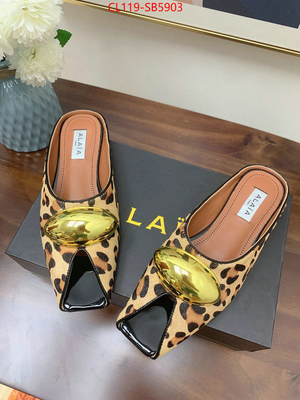 Women Shoes-ALAIA knockoff highest quality ID: SB5903 $: 119USD