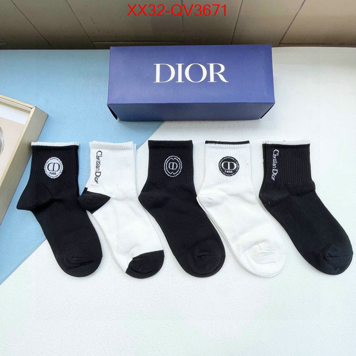 Sock-Dior replica 1:1 high quality ID: QV3671 $: 32USD