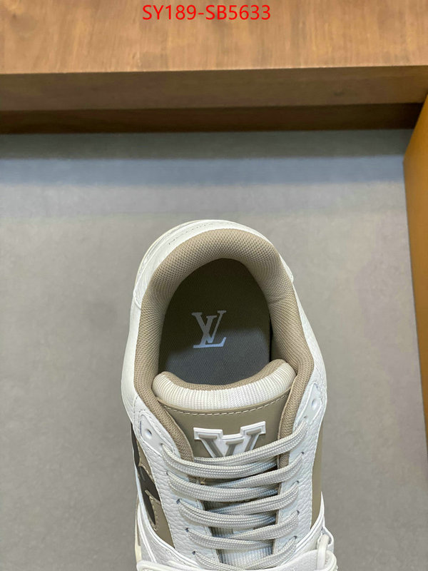 Men Shoes-LV high quality 1:1 replica ID: SB5633 $: 189USD