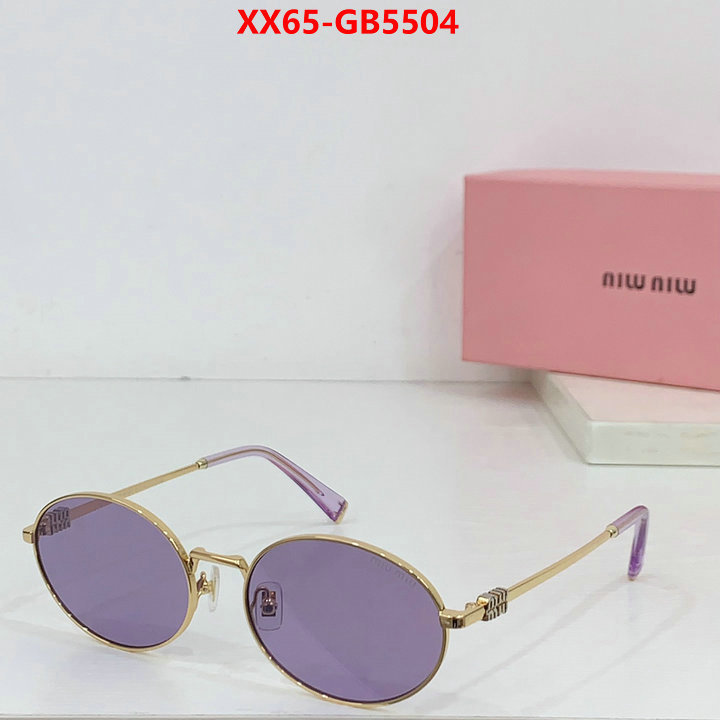 Glasses-Miu Miu buy best quality replica ID: GB5504 $: 65USD