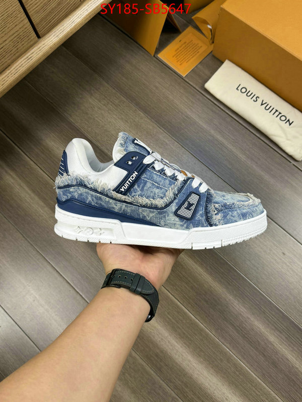 Men Shoes-LV how to start selling replica ID: SB5647 $: 185USD