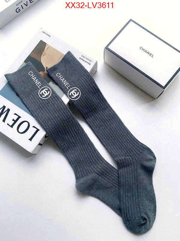 Sock-Chanel for sale cheap now ID: LV3611 $: 32USD