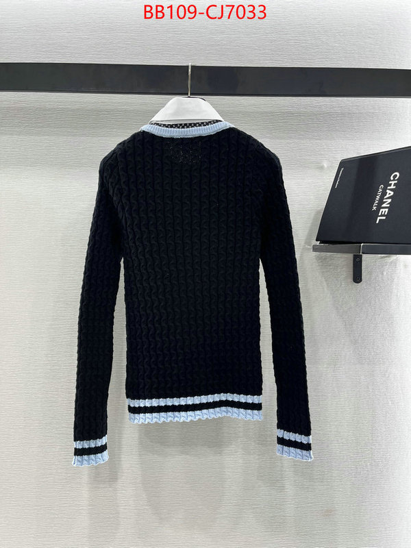 Clothing-Chanel shop designer replica ID: CJ7033 $: 109USD