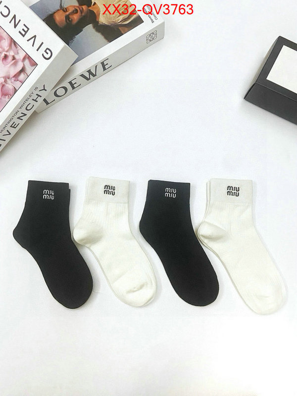 Sock-Miu Miu cheap replica ID: QV3763 $: 32USD