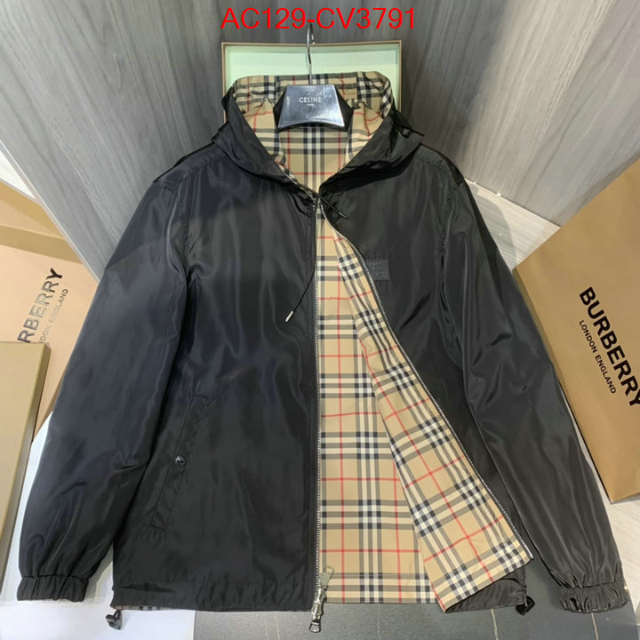 Down jacket Women-Burberry what's the best place to buy replica ID: CV3791 $: 129USD