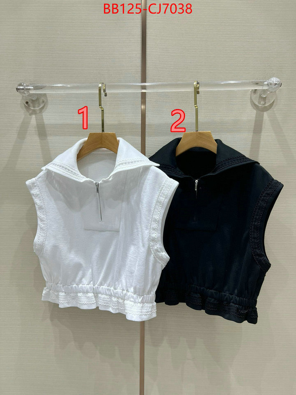 Clothing-Chanel replica us ID: CJ7038 $: 125USD