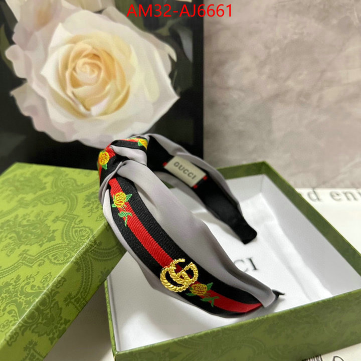 Hair band-Gucci shop cheap high quality 1:1 replica ID: AJ6661 $: 32USD