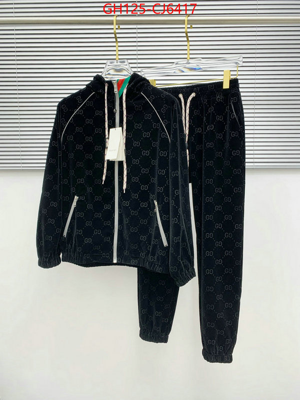 Clothing-Gucci the highest quality fake ID: CJ6417 $: 125USD