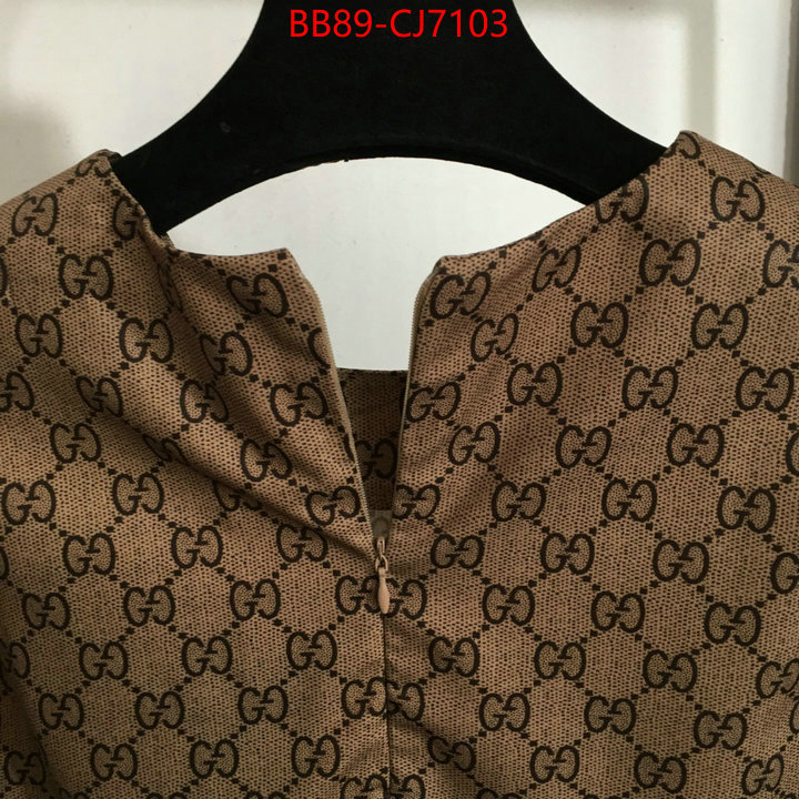 Clothing-Gucci replica wholesale ID: CJ7103 $: 89USD