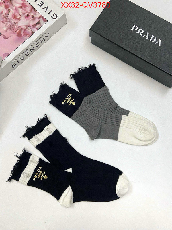 Sock-Prada from china ID: QV3780 $: 32USD