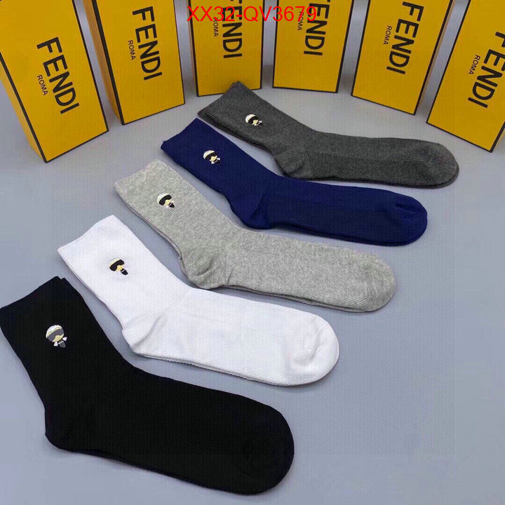 Sock-Fendi outlet 1:1 replica ID: QV3679 $: 32USD