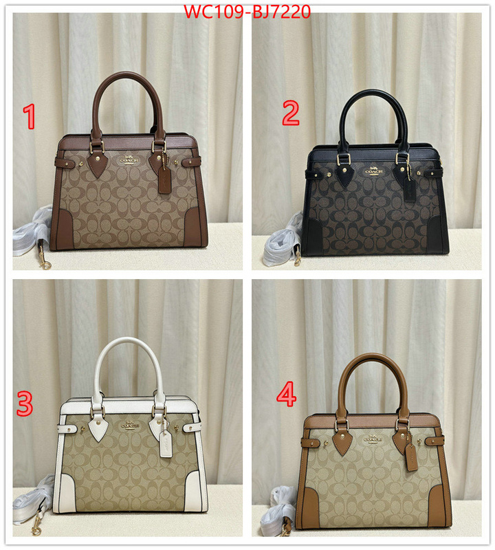 Coach Bags(4A)-Handbag- sale outlet online ID: BJ7220 $: 109USD,