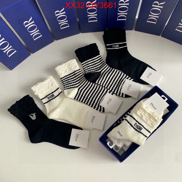 Sock-Dior high quality replica ID: QV3661 $: 32USD