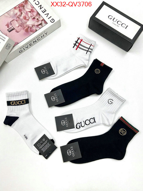 Sock-Gucci where to buy the best replica ID: QV3706 $: 32USD