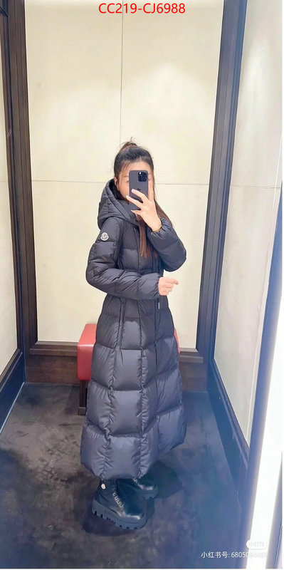 Down jacket Women-Moncler cheap high quality replica ID: CJ6988 $: 219USD