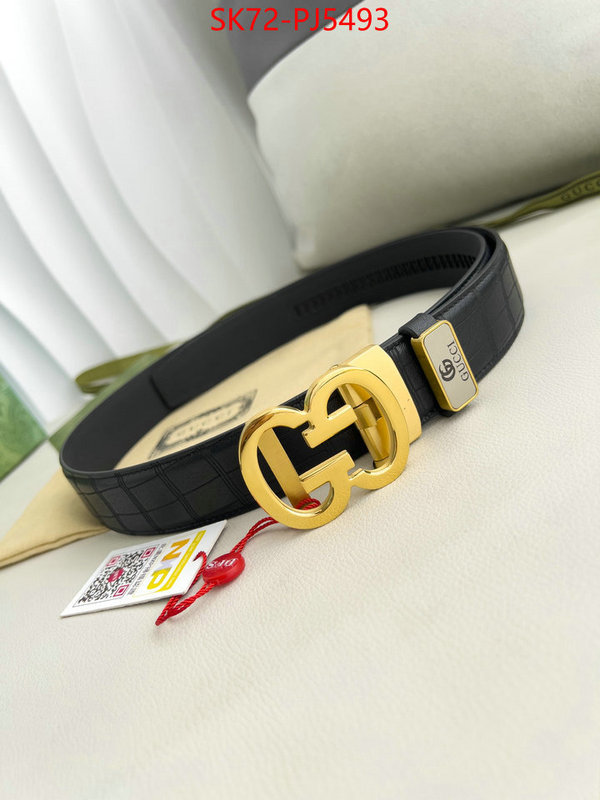 Belts-Gucci how to buy replcia ID: PJ5493 $: 72USD