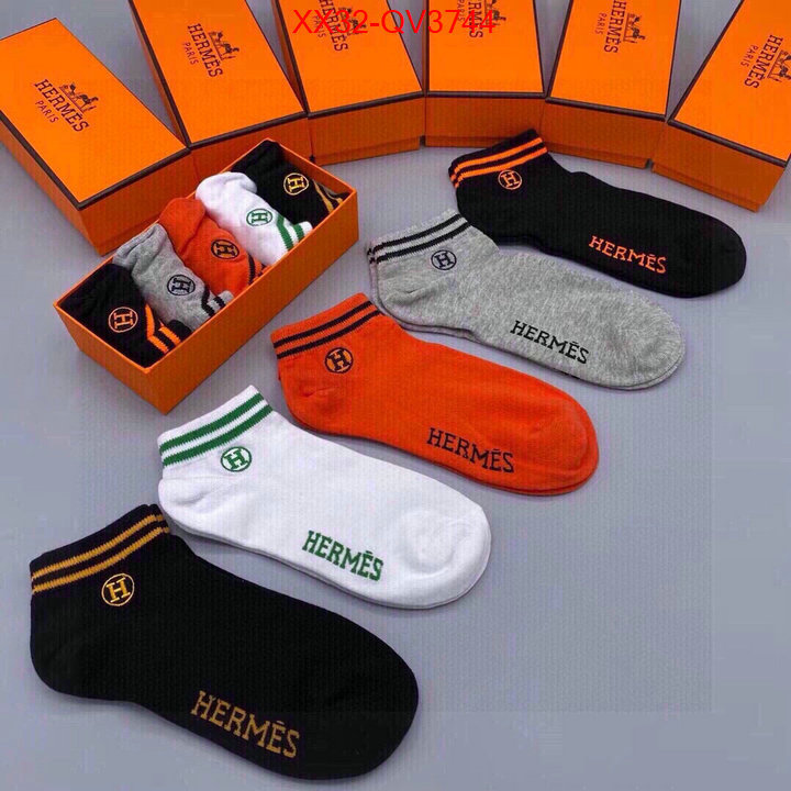 Sock-Hermes top designer replica ID: QV3744 $: 32USD