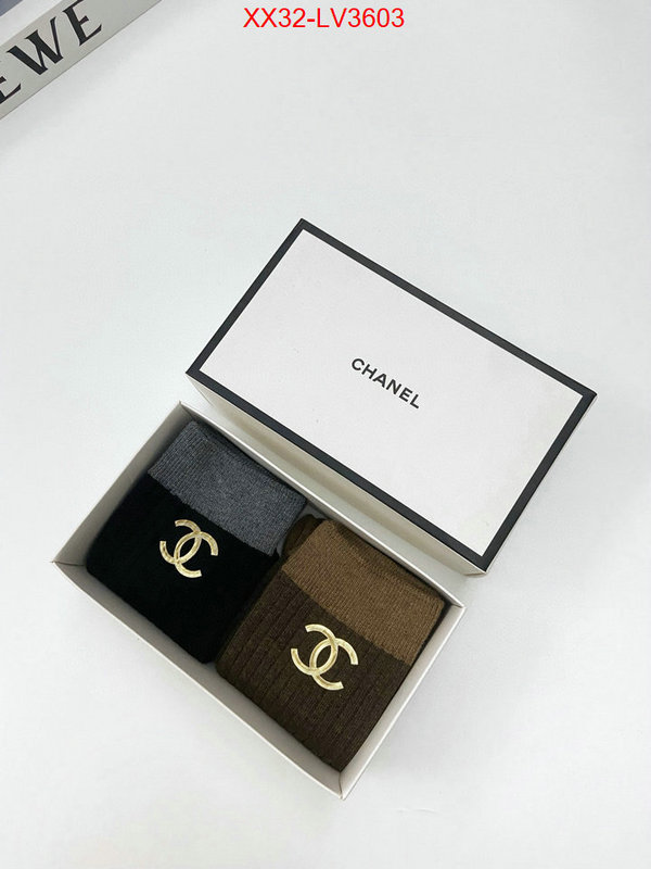 Sock-Chanel high quality customize ID: LV3603 $: 32USD