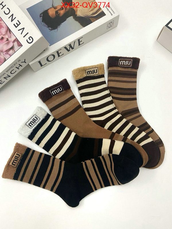 Sock-Miu Miu the best affordable ID: QV3774 $: 32USD