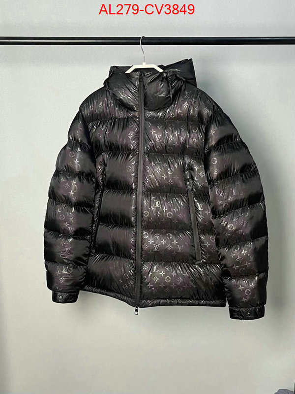 Down jacket Men-LV designer 1:1 replica ID: CV3849 $: 279USD