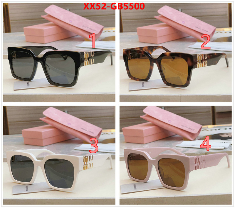 Glasses-Miu Miu aaaaa+ replica designer ID: GB5500 $: 52USD