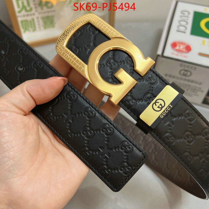 Belts-Gucci top fake designer ID: PJ5494 $: 69USD