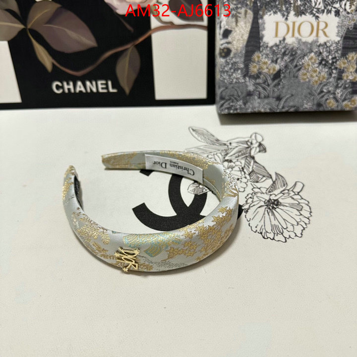 Hair band-Dior luxury fashion replica designers ID: AJ6613 $: 32USD