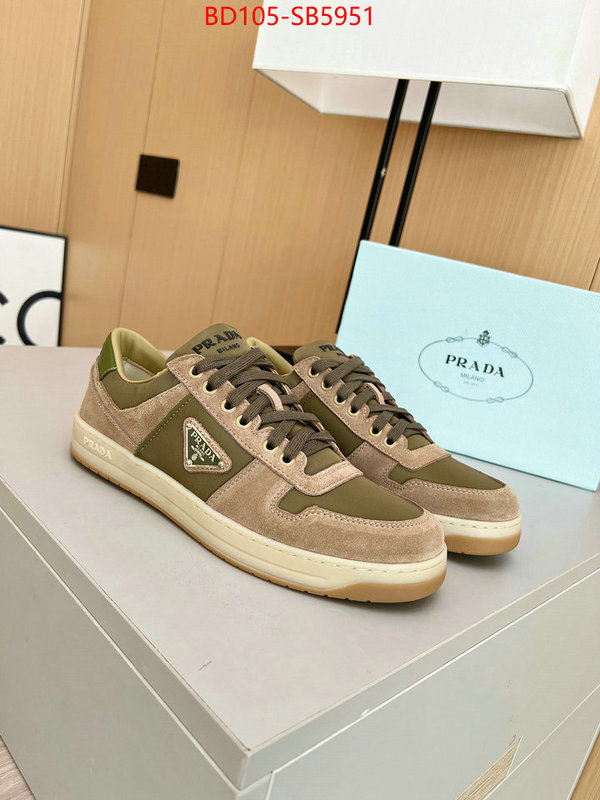 Men shoes-Prada fake aaaaa ID: SB5951 $: 105USD