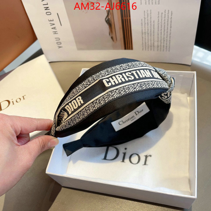 Hair band-Dior knockoff ID: AJ6616 $: 32USD