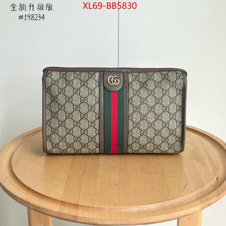 Gucci Bags(4A)-Clutch- replicas buy special ID: BB5830 $: 69USD,