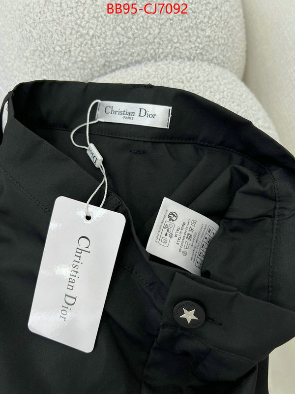 Clothing-Dior how to buy replcia ID: CJ7092 $: 95USD