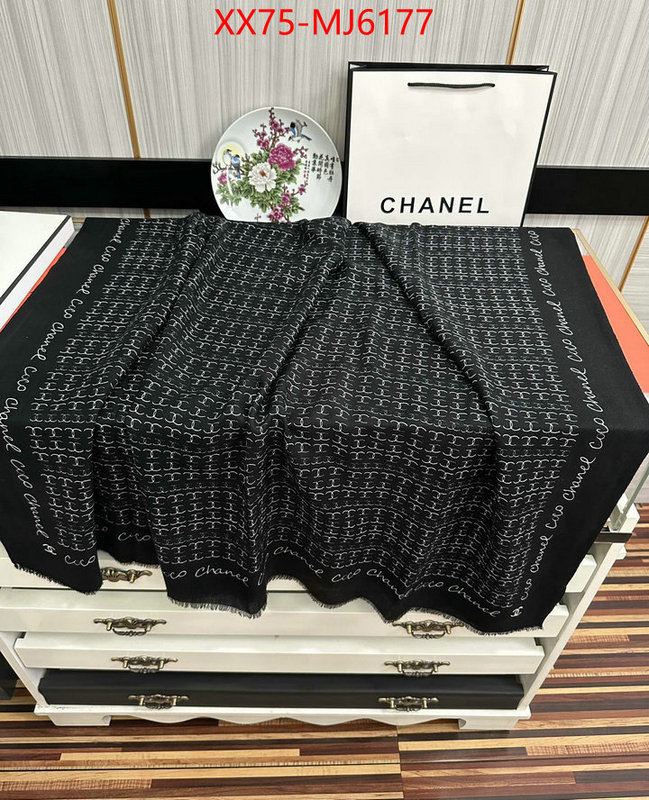 Scarf-Chanel shop designer replica ID: MJ6177 $: 75USD