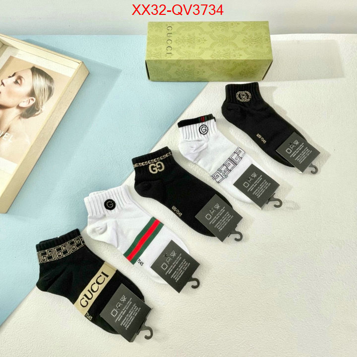 Sock-Gucci perfect quality ID: QV3734 $: 32USD