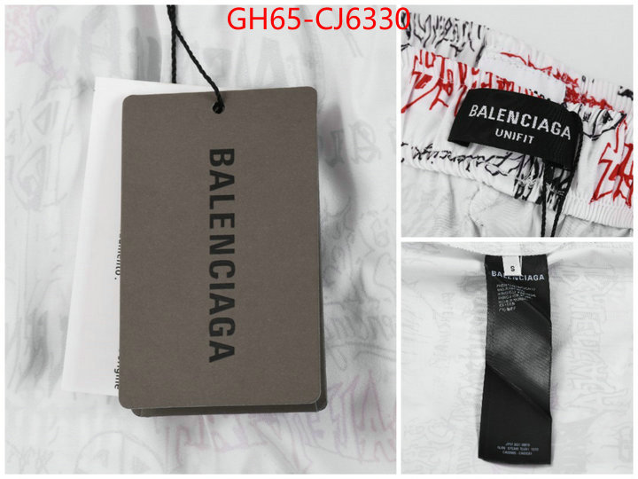 Clothing-Balenciaga highest quality replica ID: CJ6330 $: 65USD