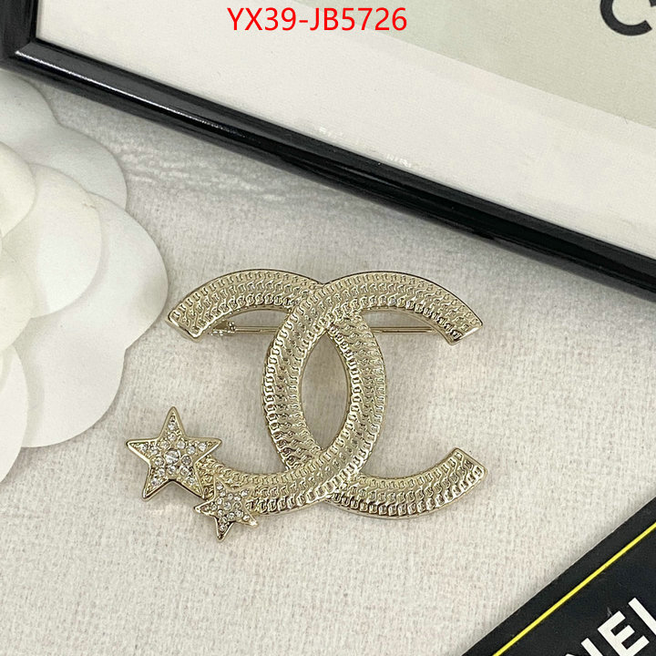 Jewelry-Chanel top perfect fake ID: JB5727 $: 39USD