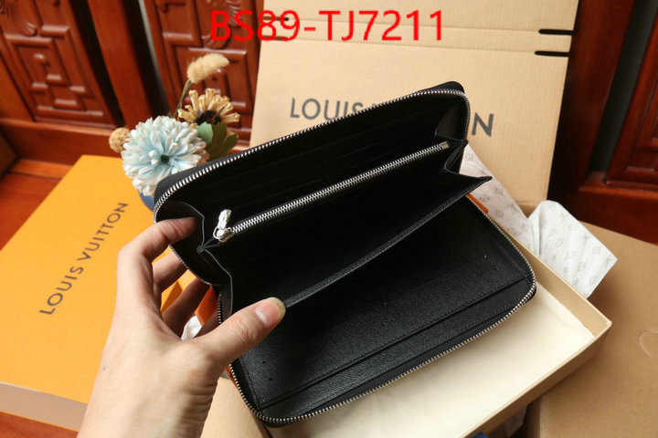 LV Bags(TOP)-Wallet aaaaa+ class replica ID: TJ7211 $: 89USD,