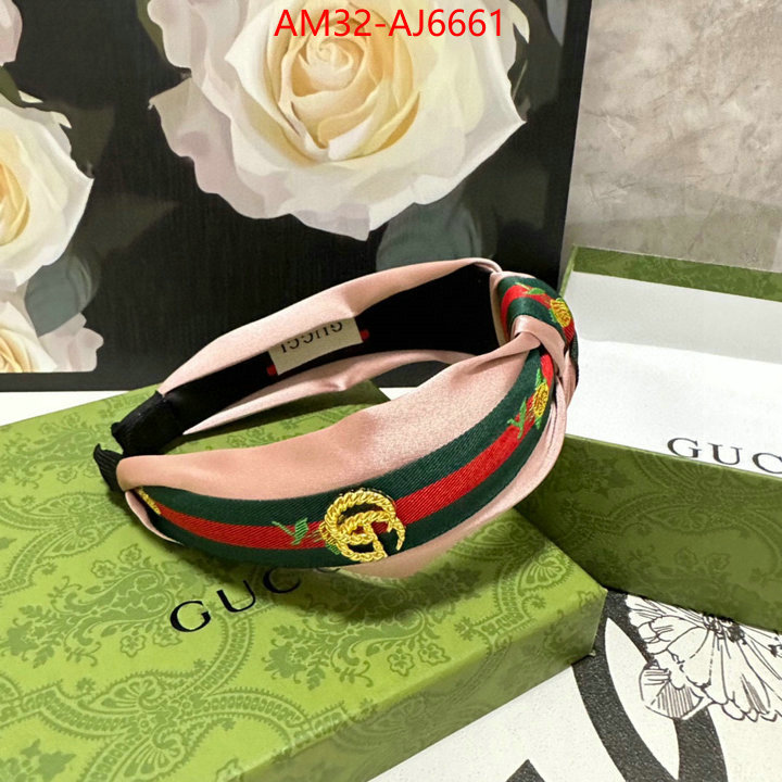 Hair band-Gucci shop cheap high quality 1:1 replica ID: AJ6661 $: 32USD