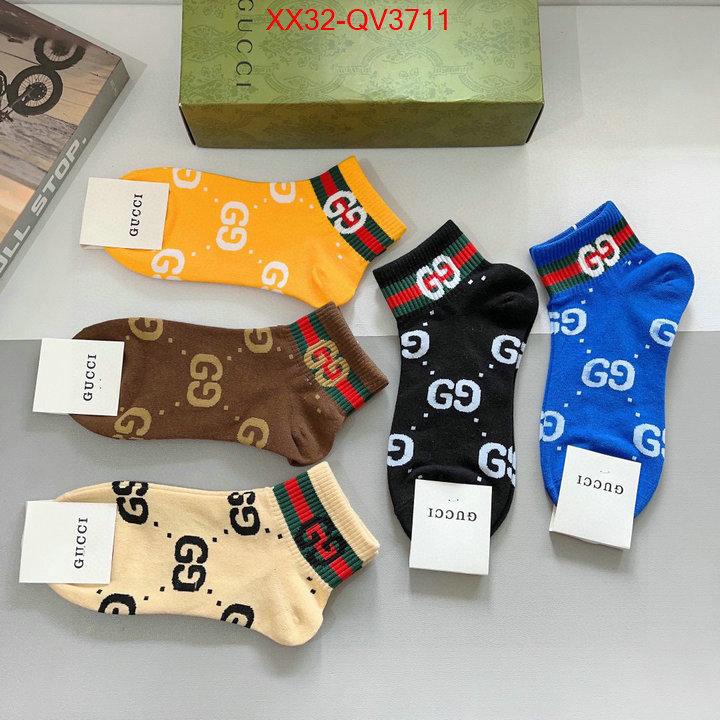 Sock-Gucci where can i find ID: QV3711 $: 32USD