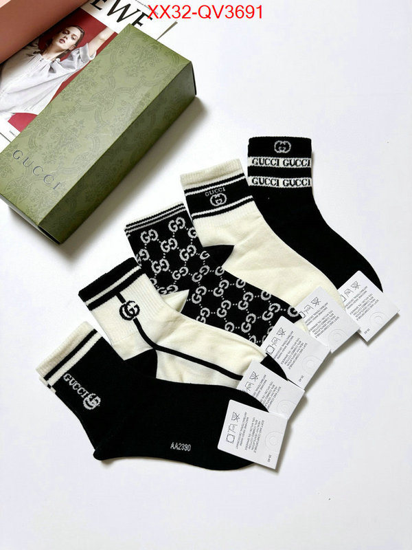 Sock-Gucci can i buy replica ID: QV3691 $: 32USD