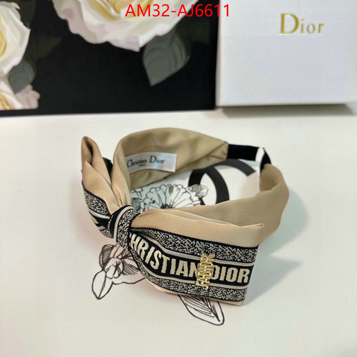 Hair band-Dior knockoff highest quality ID: AJ6611 $: 32USD