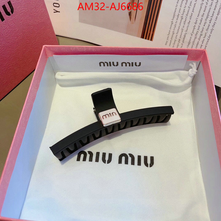 Hair band-MIU MIU aaaaa+ replica designer ID: AJ6686 $: 32USD