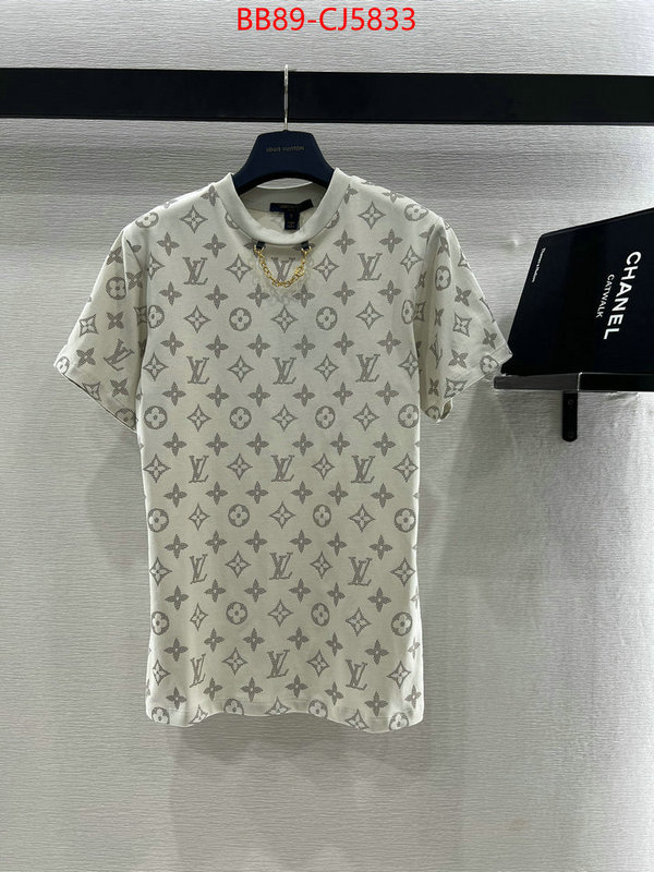 Clothing-LV luxury fashion replica designers ID: CJ5833 $: 89USD