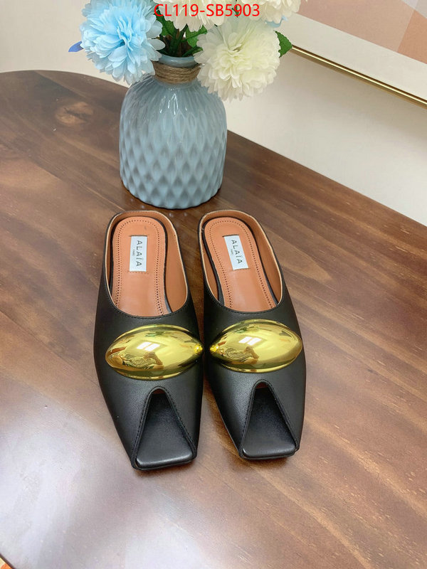 Women Shoes-ALAIA knockoff highest quality ID: SB5903 $: 119USD