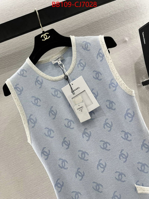 Clothing-Chanel where should i buy to receive ID: CJ7028 $: 109USD