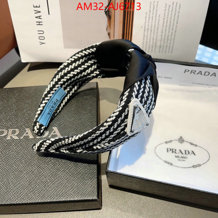 Hair band-Prada perfect replica ID: AJ6713 $: 32USD